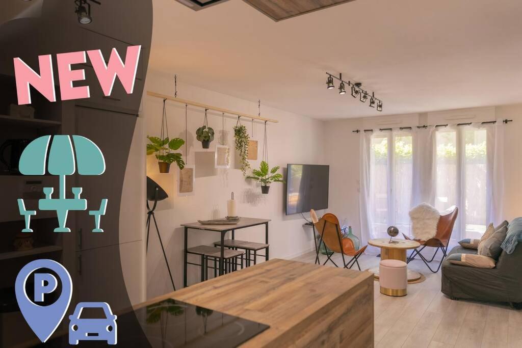 Superbe Appart Plein Centre Avec Parking & Jardin Мец Екстериор снимка